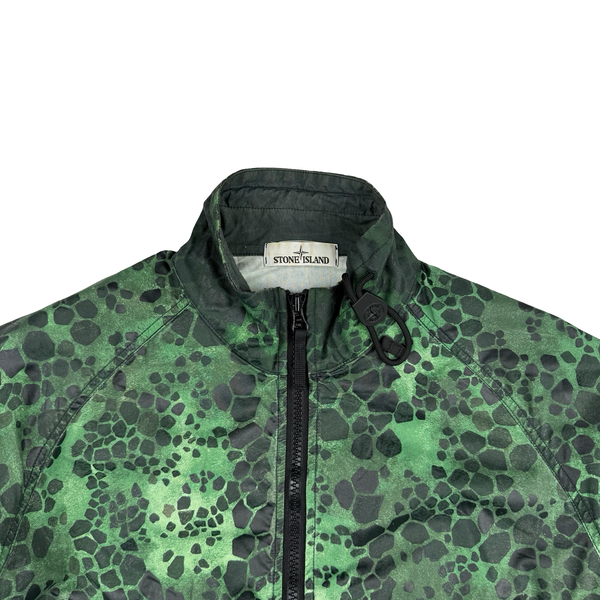 Stone Island 2018 Alligator Camo Light Cotton Nylon Jacket - Large