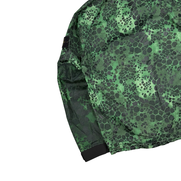 Stone Island 2018 Alligator Camo Light Cotton Nylon Jacket - Large