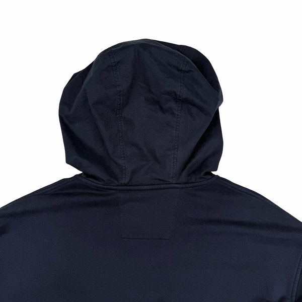 CP Company x Palace Navy Spellout Goggle Hoodie - Large