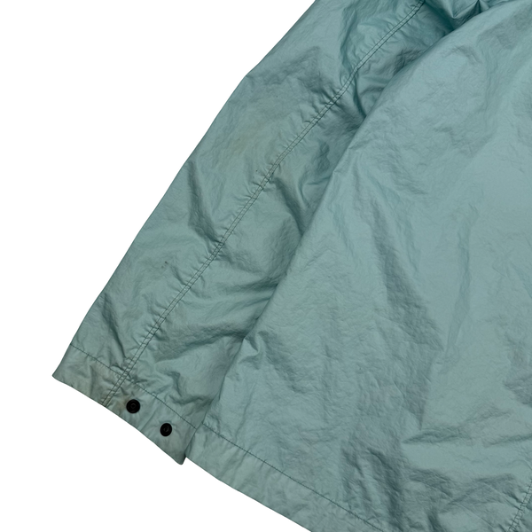 Stone Island 2022 Membrana 3L TC Pale Blue Hooded Jacket - Large