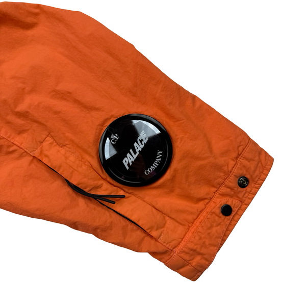 CP Company x Palace Neon Orange Nylon La Mille Goggle Jacket - Large