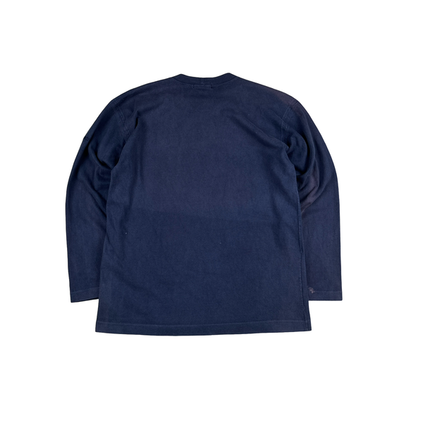 Stone Island Vintage 80s Cotton Longsleeve T Shirt - Large
