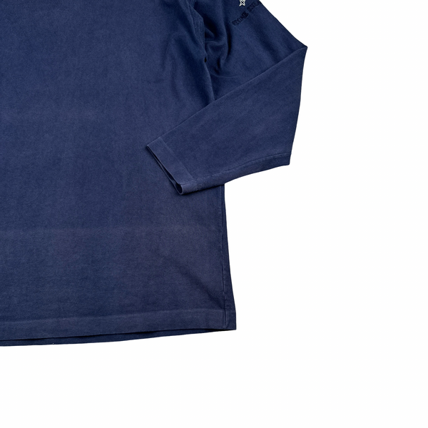 Stone Island Vintage 80s Cotton Longsleeve T Shirt - Large