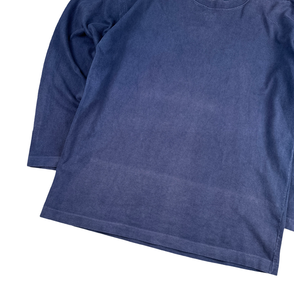 Stone Island Vintage 80s Cotton Longsleeve T Shirt - Large