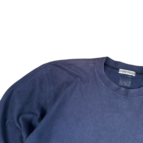 Stone Island Vintage 80s Cotton Longsleeve T Shirt - Large