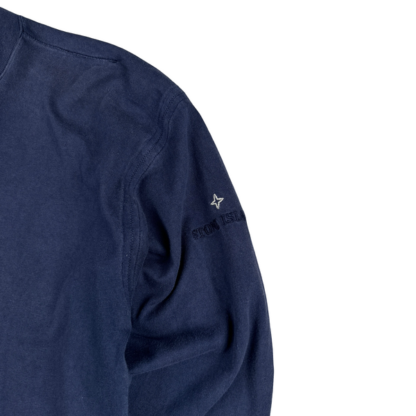 Stone Island Vintage 80s Cotton Longsleeve T Shirt - Large