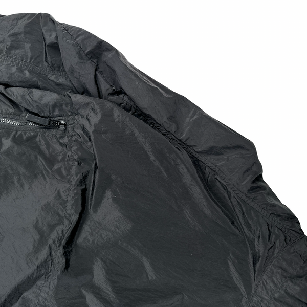 Stone Island 2018 Black Nylon Metal Smock - Large