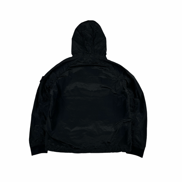 Stone Island 2018 Black Nylon Metal Smock - Large