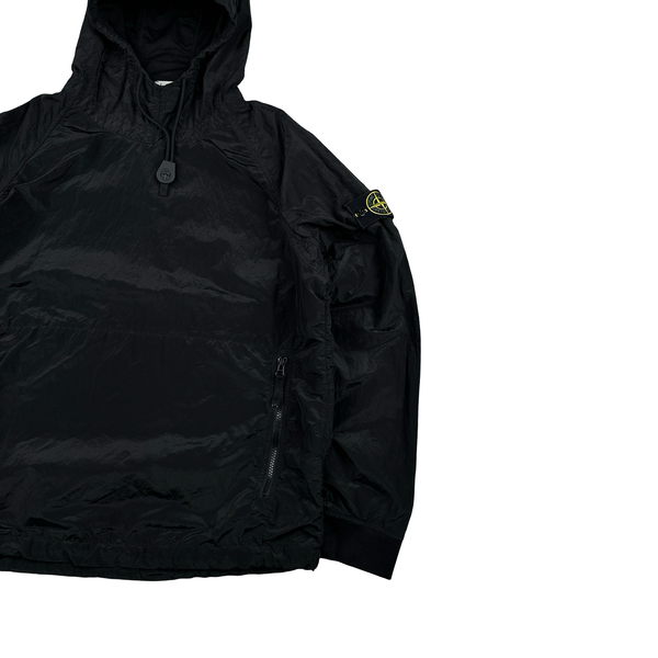 Stone Island 2018 Black Nylon Metal Smock - Large
