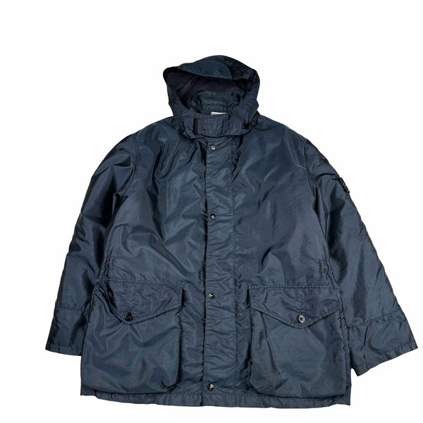 Stone Island Vintage 1996 Navy Blue Dutch Rope Formula Steel Jacket - Medium