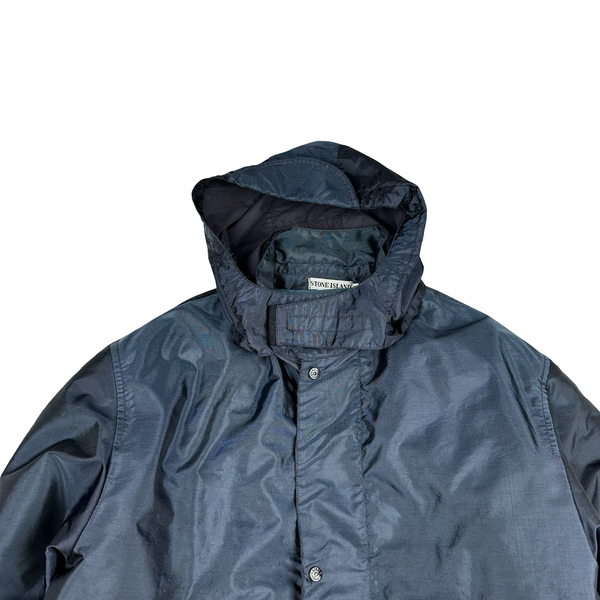Stone Island Vintage 1996 Navy Blue Dutch Rope Formula Steel Jacket - Medium