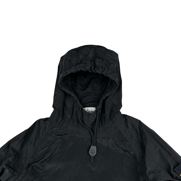 Stone Island 2018 Black Nylon Metal Smock - Large