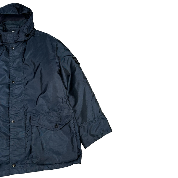 Stone Island Vintage 1996 Navy Blue Dutch Rope Formula Steel Jacket - Medium