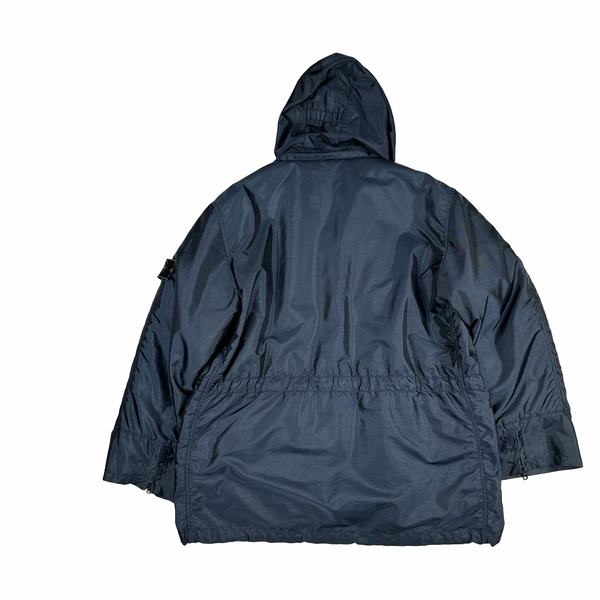 Stone Island Vintage 1996 Navy Blue Dutch Rope Formula Steel Jacket - Medium