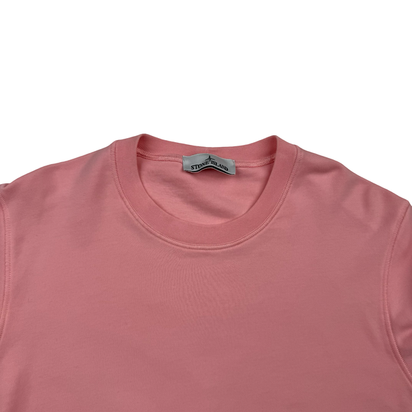 Stone Island 2023 Pink Crewneck Sweatshirt - Medium