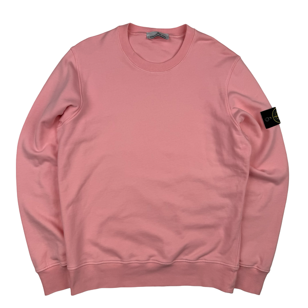 Stone Island 2023 Pink Crewneck Sweatshirt - Medium
