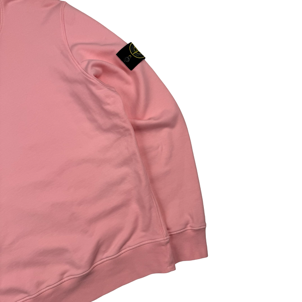 Stone Island 2023 Pink Crewneck Sweatshirt - Medium