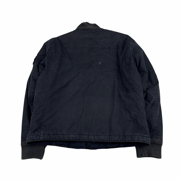 Stone Island 2011 Navy Ghost Piece Ventile Quilted Jacket - XL
