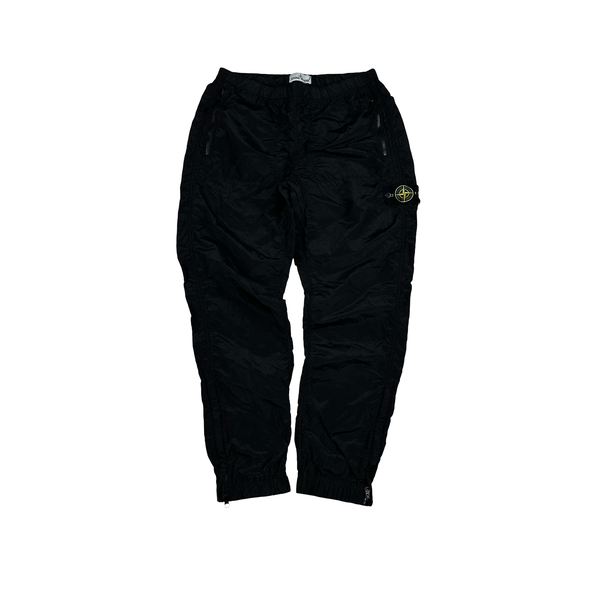 Stone Island 2018 Black Nylon Metal Trousers - 30"