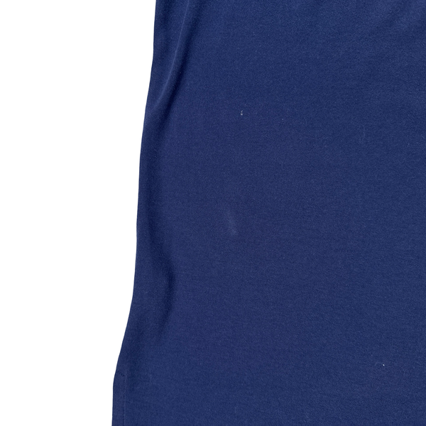 Ralph Lauren Navy Cotton T Shirt Polo - Medium