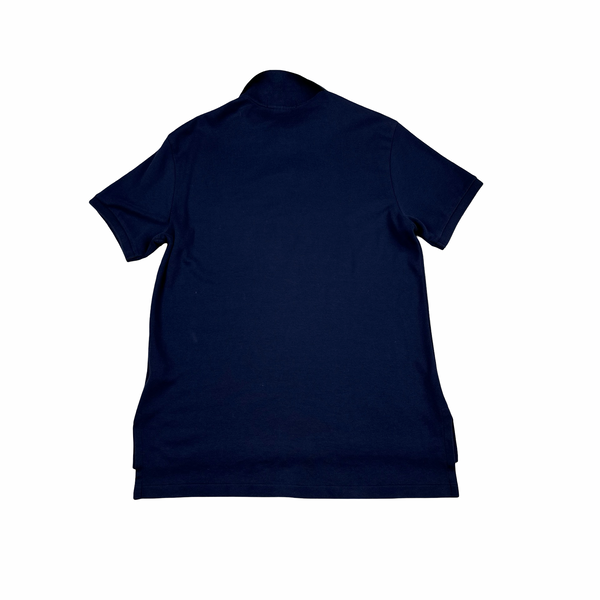 Ralph Lauren Navy Cotton T Shirt Polo - Medium