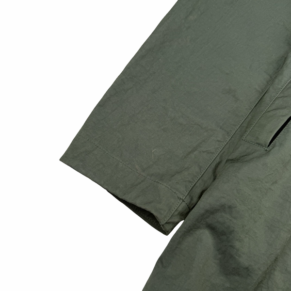 Stone Island Green Tightly Woven Nylon Twill-TC Jacket - Small