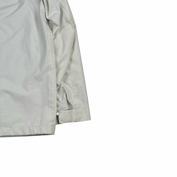 Prada Red Neck Tab White Convertible Goretex Prototype Zipped Jacket - XL
