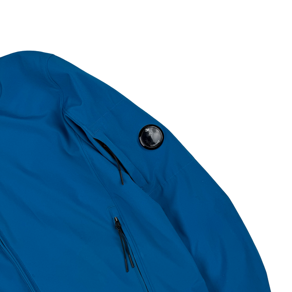 CP Company Cerulean Soft Shell Lens View Jacket - Large