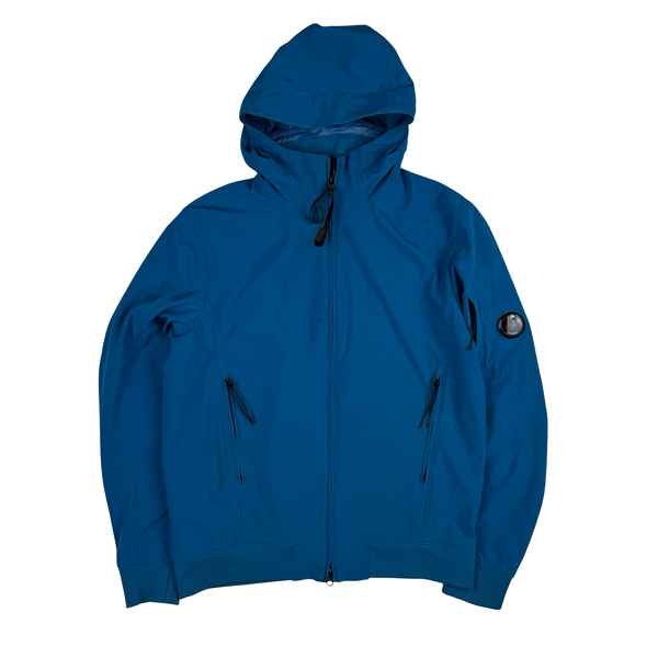 CP Company Cerulean Soft Shell Lens View Jacket - Large