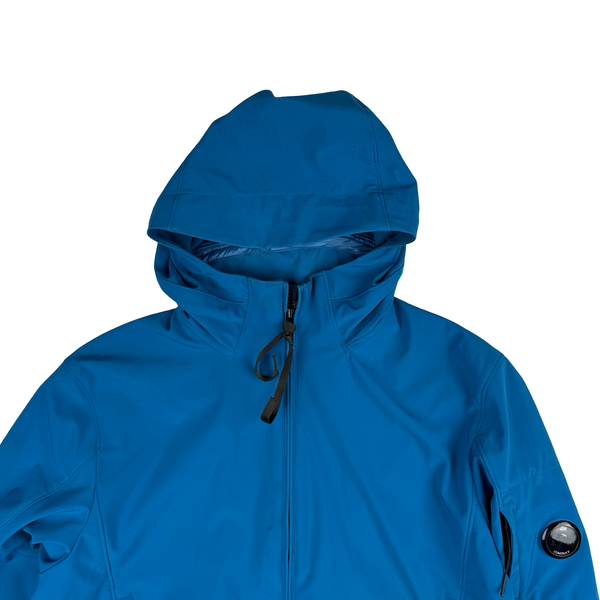 CP Company Cerulean Soft Shell Lens View Jacket - Large