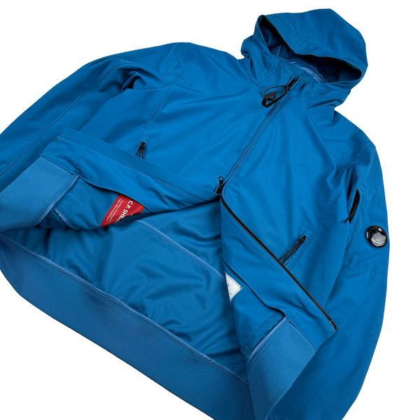 CP Company Cerulean Soft Shell Lens View Jacket - Large