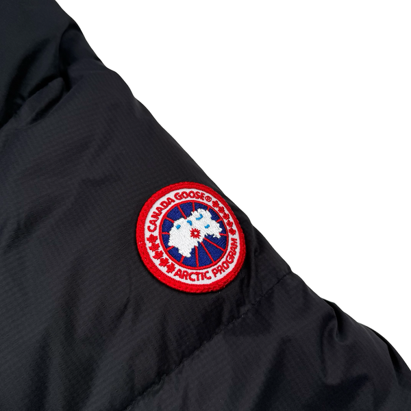 Canada Goose Black Down Hooded Gloved Jacket - Small