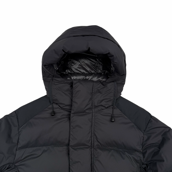 Canada Goose Black Down Hooded Gloved Jacket - Small