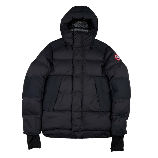 Canada Goose Black Down Hooded Gloved Jacket - Small