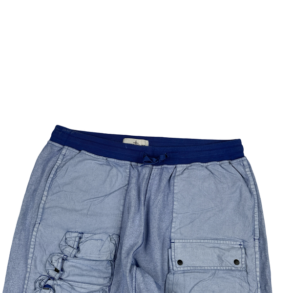 Stone Island Tela Placcata Cargo Shorts - Large