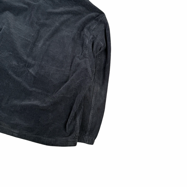 Stone Island 2023 Anthracite Thick Jumbo Corduroy Pullover Smock - Large