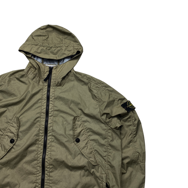 Stone Island Beige Membrana 3L TC Hooded Jacket - XXL