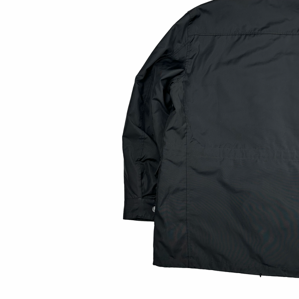CP Company Black Hooded Nylon Quilted Jacket - XXXL