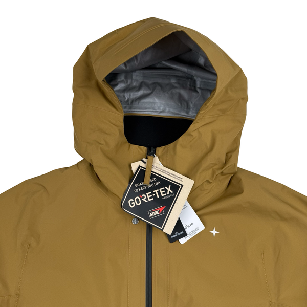 Stone Island 2025 Ocher Gore-Tex Stellina Jacket - Large