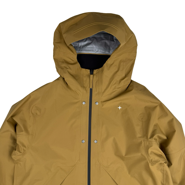 Stone Island 2025 Ocher Gore-Tex Stellina Jacket - Large