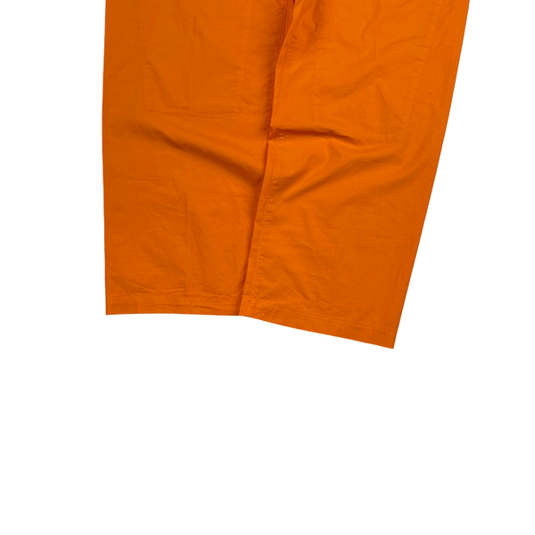 Stone Island 2023 Orange Regular Fit Stretch Cotton Tela Cargo Trousers - 36"