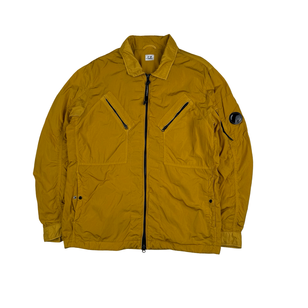 CP Company Mustard Yellow Lens Viewer Nylon Jacket - XL