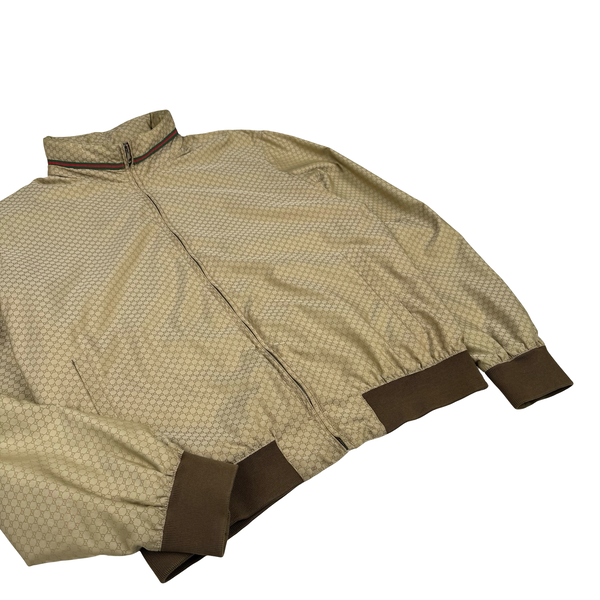 Gucci Classic Monogram Hooded Zip up Jacket - Large (50)