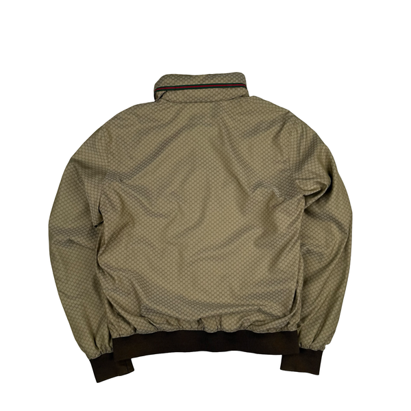 Gucci Classic Monogram Hooded Zip up Jacket - Large (50)