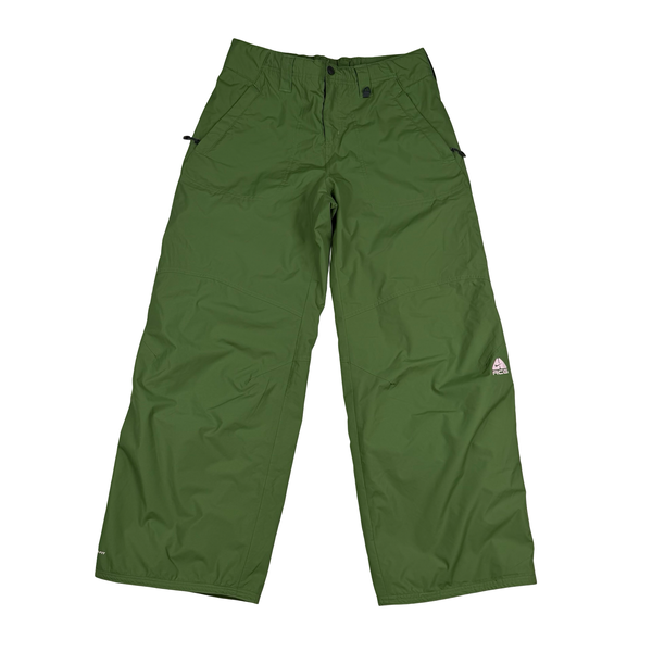 Nike ACG  Pea Green Storm Fit Water Resistant Outer Layer Hiking Trousers - Large