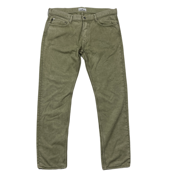 Stone Island 2015 Sand Cotton Trousers - 38"