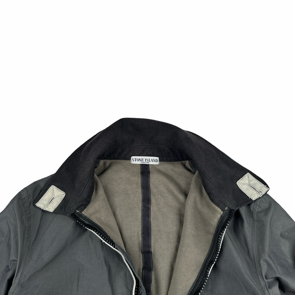 Stone Island 2006 Grey Double Lined Zipped Jacket - Large