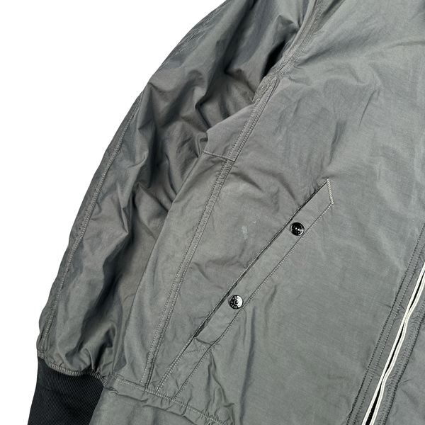 Stone Island 2006 Grey Double Lined Zipped Jacket - Large