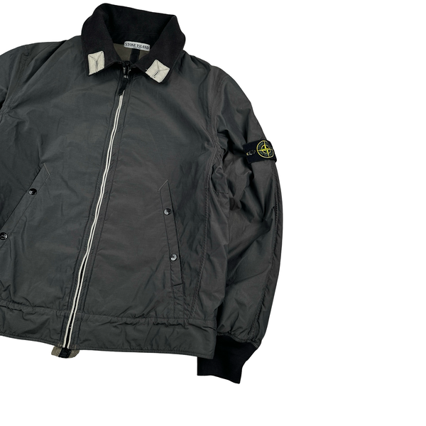 Stone Island 2006 Grey Double Lined Zipped Jacket - Large