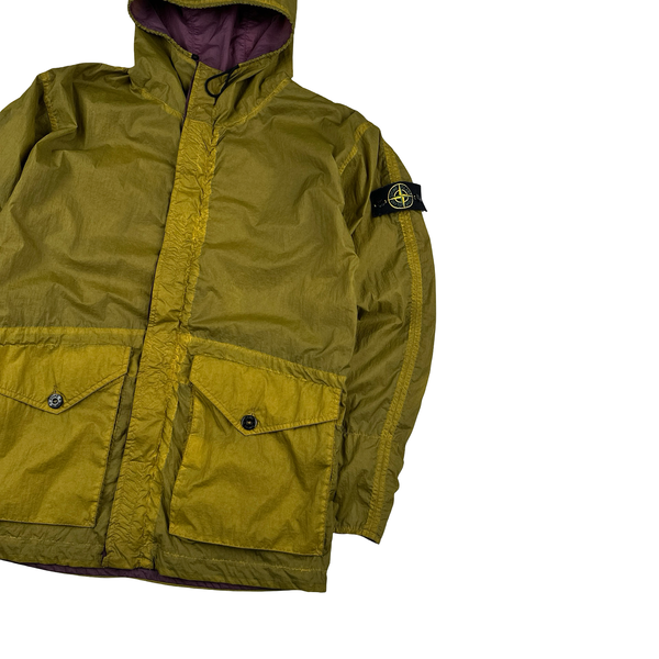 Stone Island 2010 Rare Hyperlight Nylon Reversible Green/Purple Jacket - Medium